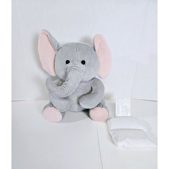 Snuggle Buddy Australia Heat & Hug Elephant Stuffed Animal Gray And Pink - Picture 1 of 11